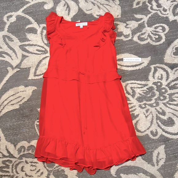 Emma & Michele red dress. Size small new. Lined. - Picture 1 of 4